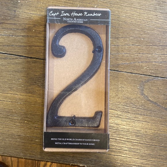 Other - Cast iron house numbers